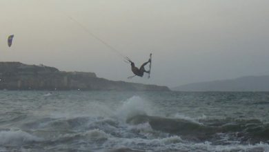 kitesurf en playa lido